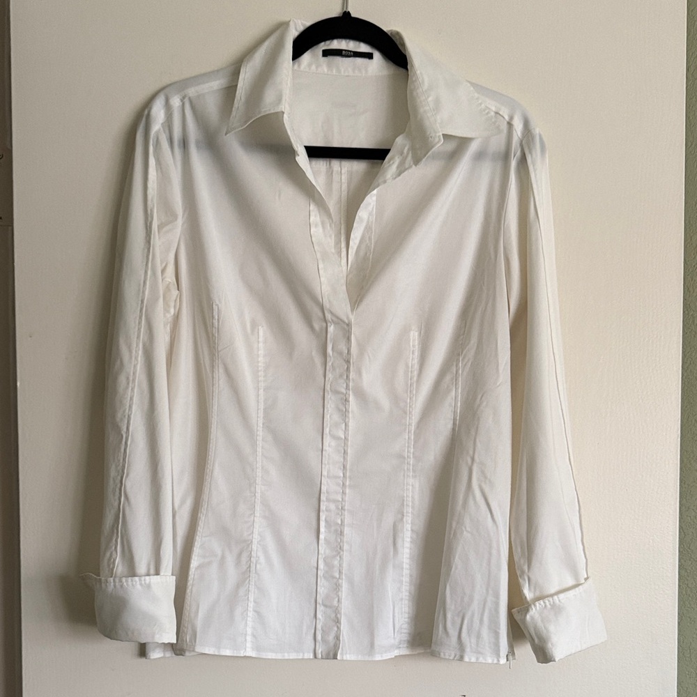 Hugo Boss White Dress Shirt